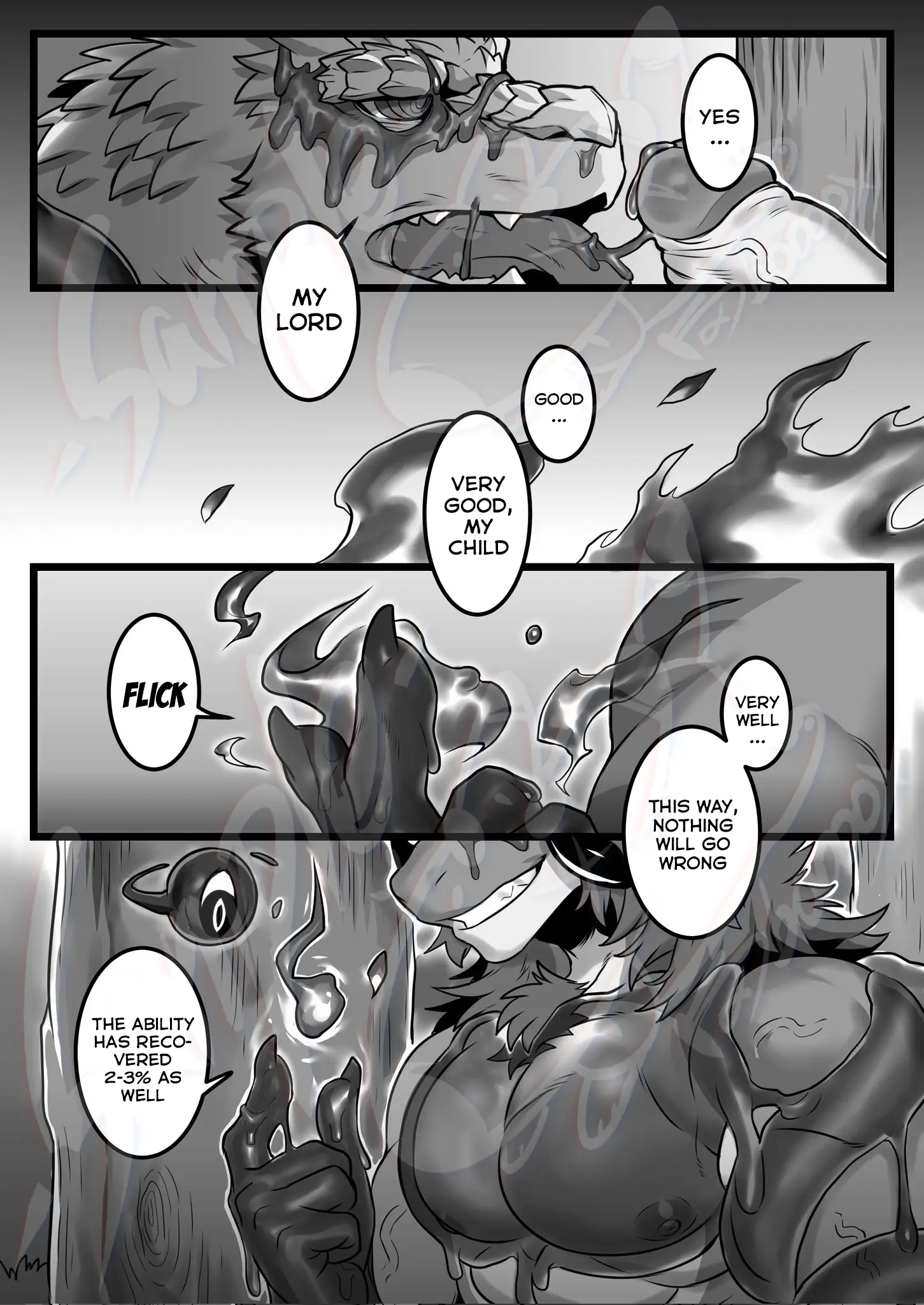 One of The Birth of the Demon King's pages